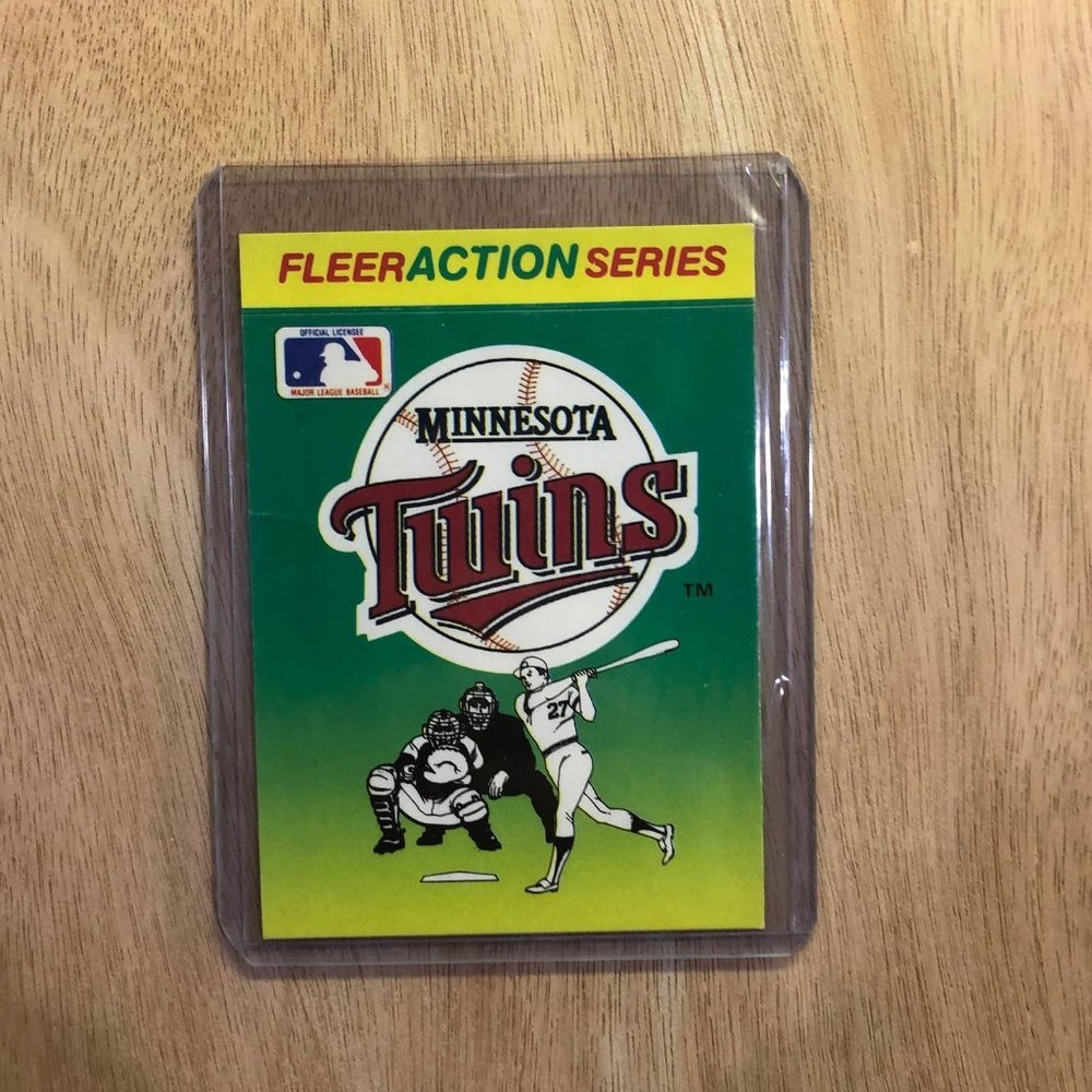 1989 - MLB  Fleer Sticker Trading Card